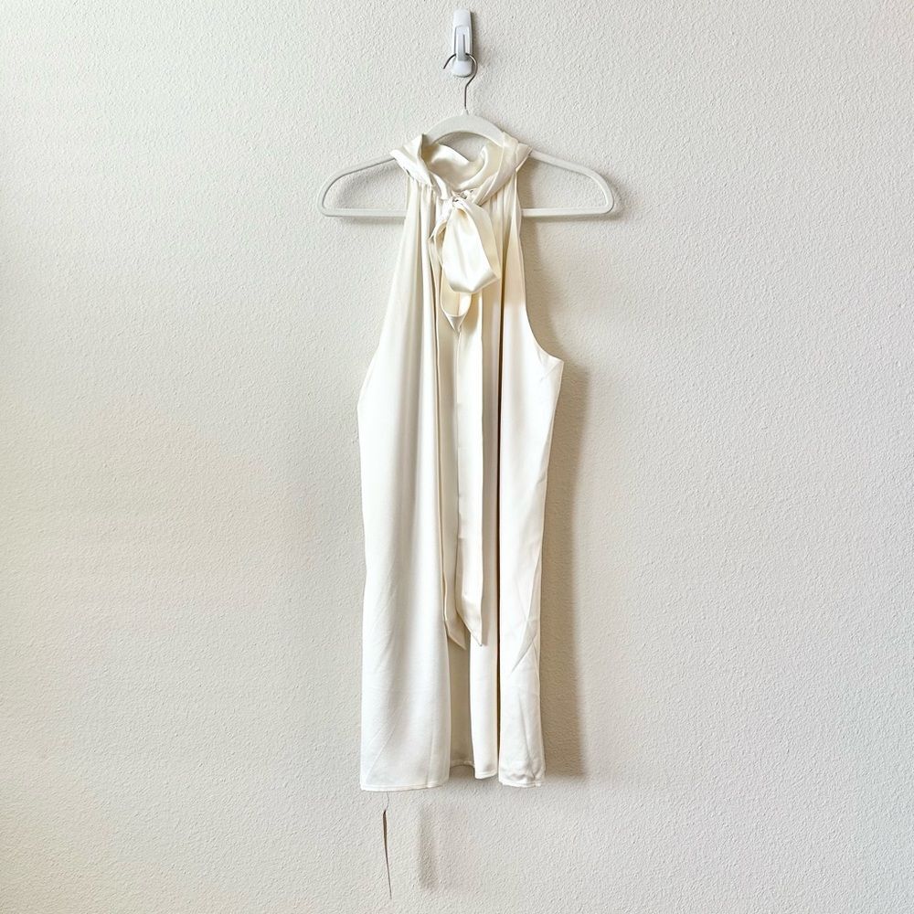 NWT REFORMATION Corinth Silk Dress in Ivory Size XL - Picture 5 of 11